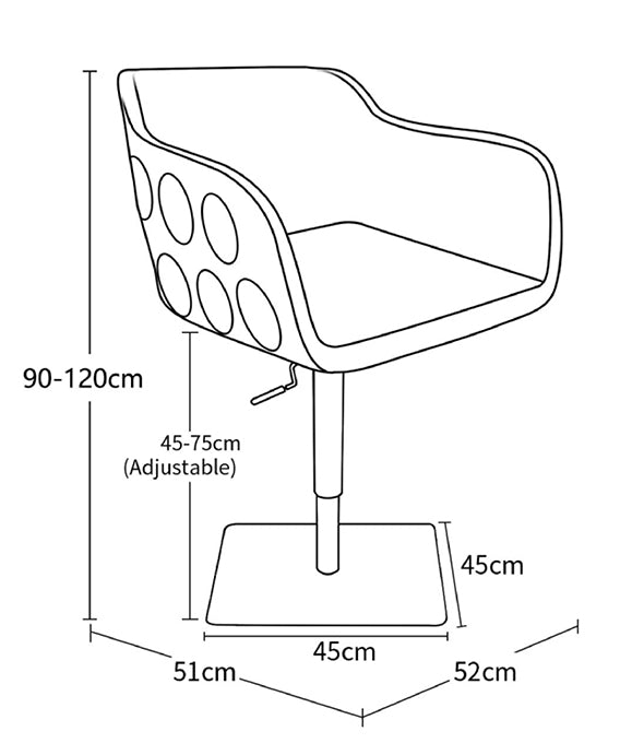 golf ball chair - bar stool