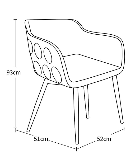 Dimple Golf Ball Dining Chair – DimpleDesigned
